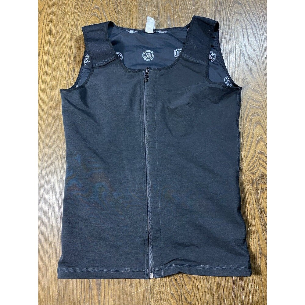 CYSM (Columbia Y Su Moda) Slimming Support Body Shaper Black Corset Size Large